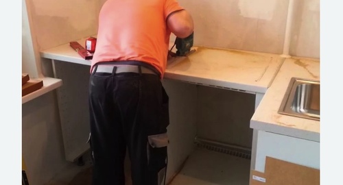 Сборка кухонного гарнитура. Духовщина